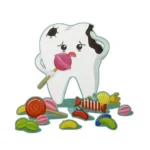 Adesivo molare cariato