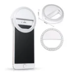 Anello luce LED bianca smartphone