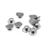 Bottone linguale ovale inox