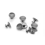 Bottone linguale rotondo 10pz