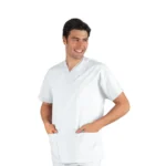 Casacca collo a V bianca