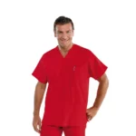 Casacca collo a V rossa