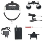 Caschetto LED lenti d'ingrandimento