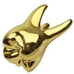 Dente dorato sopramobile