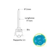 Puntali miscelatori 1:1 blu 50pz - immagine 2
