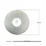 Disco diamantato 2 lati senza mandrino C01 - 22mm - immagine 3
