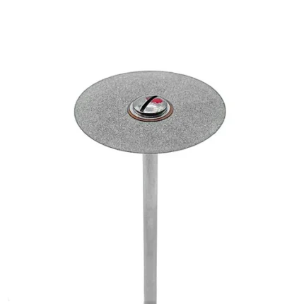 Disco diamantato montato su mandrino grana fine - 22 mm