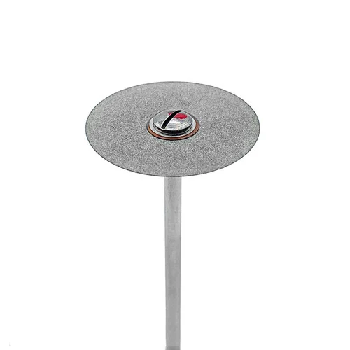Disco diamantato montato su mandrino grana fine - 22 mm