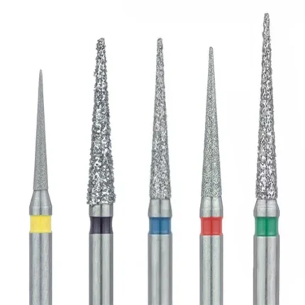 Fresa diamantata conica turbina