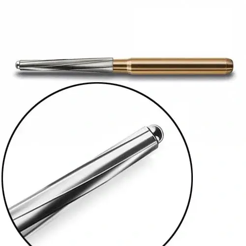 Trapano Laboratorio Odontoiatrico 10 Frese Dentali In Carburo Di Tungsteno FG ENDO-Z 25mm - Per Finitura E Rifinitura In Odontoiatria Trapano Dentale Carburo Tungsteno - Foto 3