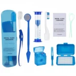 Kit igiene apparecchio ortodontico 8 pezzi