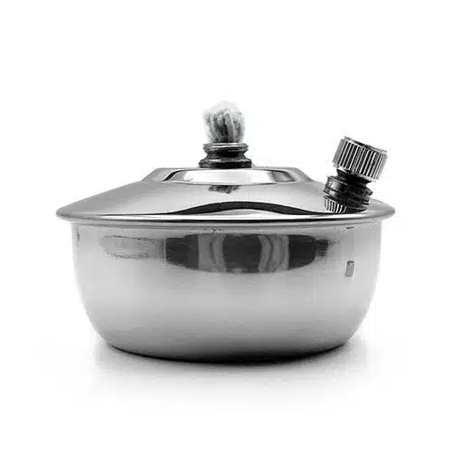 Lampada alcool acciaio 120ml Lampada alcool acciaio 120ml