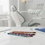 Matita con gomma grafica denti - immagine 4