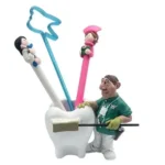 Statuetta igiene dentale porta matite - immagine 2