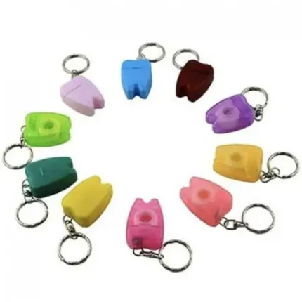 Portachiavi dente con filo interdentale