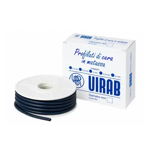 Profilati di cera blu in matassa 100g diam. 3mm