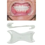 Retrattore doppio corto trasparente