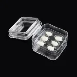 Scatola trasparente per trasporto faccette