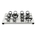 Set 12 uncini titanio per diga