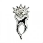 Spilla molare con tiara