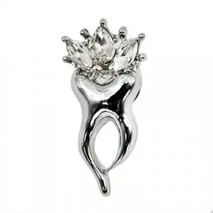 Spilla molare con tiara