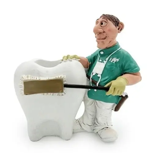 Statuetta igiene dentale porta matite