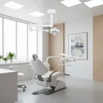 Studio dentistico con lampada chirurgia