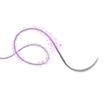 Suture viola assorbibili