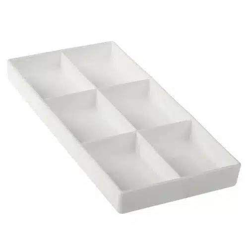 Vassoio plastica con divisori DT04D Vassoio plastica con divisori DT04D