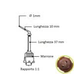 puntale con terminale tipo 4